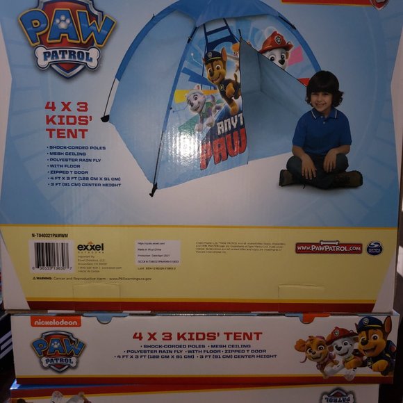 Nikelodeon Paw Patrol Tent 4x3 - Picture 3 of 3